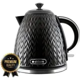 Großer Wasserkocher Retro - ELDOM - Schwarz glänzend - 1,7 Liter