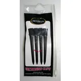 Denman Clips Jumbo, Black 4 Stück