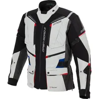 BÜSE Open Road III, Textiljacke wasserdicht Damen - Hellgrau/Schwarz/Blau/Rot