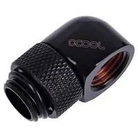 Alphacool Verbindung HF L-Verbinder G1/4 AG drehbar auf G1/4 IG - Deep Black,