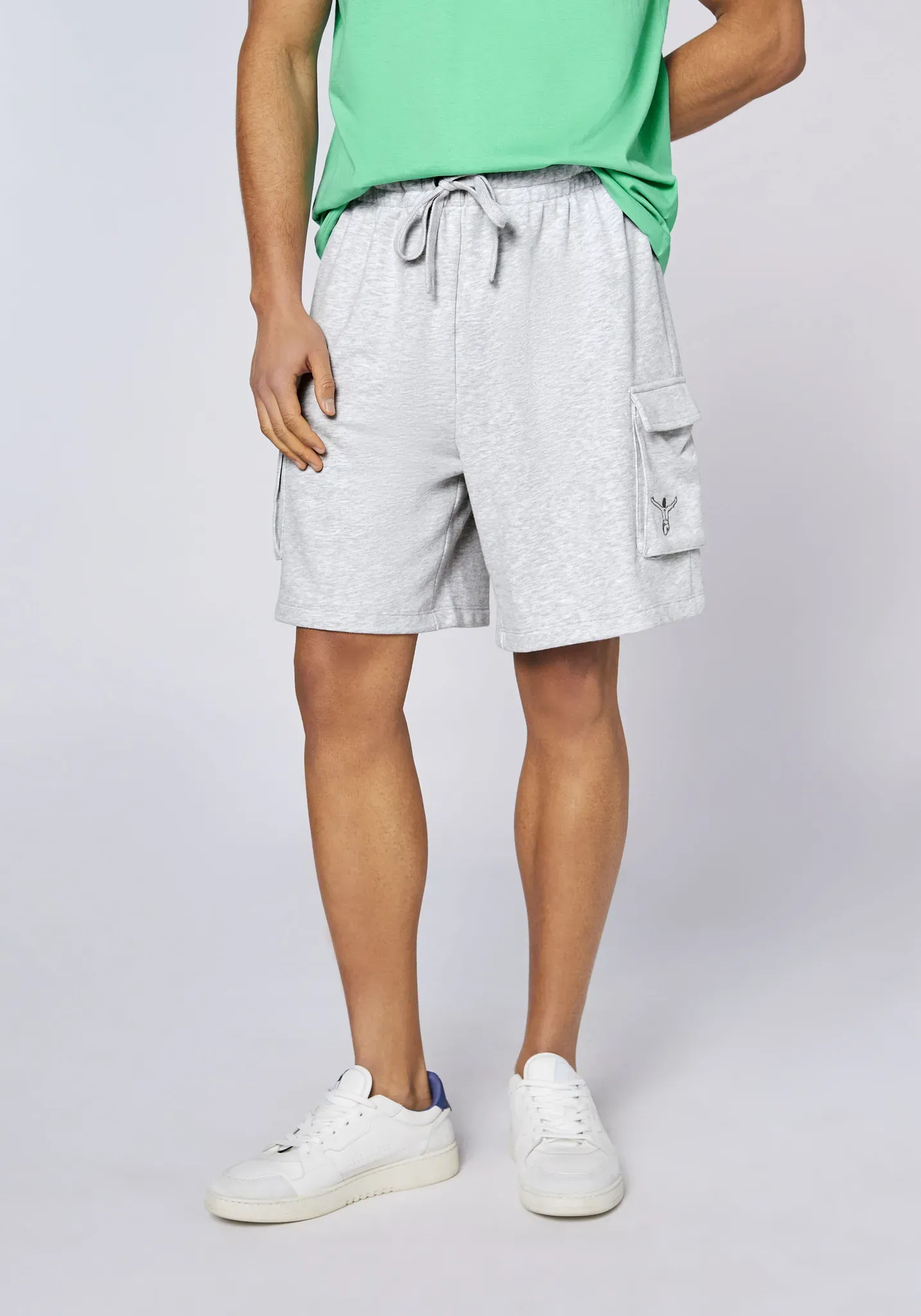 Cargoshorts CHIEMSEE, Herren, Gr. M (48/50), Normalgrößen, high, rise, 76% Baumwolle, 22% Polyester, 2% Viskose, Hosen