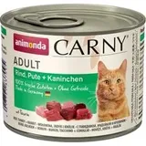 animonda Carny Adult 6 x 200 g - Rind, Pute & Kaninchen