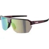 Uvex Vectiv Set Sonnenbrille - Cranberry TransMatt - Mirror Rose