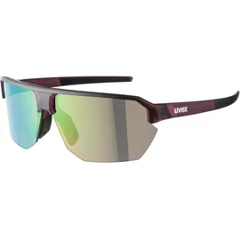 Uvex Vectiv Set Sonnenbrille - Cranberry TransMatt - Mirror Rose