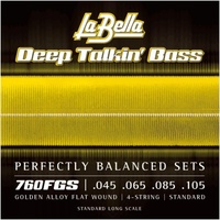 LA BELLA Bass 760FGS Gold Flats 045/105