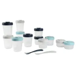 BEABA® erstes Mahlzeiten Set + Löffel 1. Altersstufe