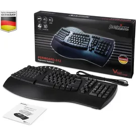 Perixx PERIBOARD-512 US schwarz (11525)