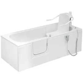 hak Handelsagentur Koch Badewanne mit Tür/Seniorenbadewanne 169,5x70cm Ausführung Links