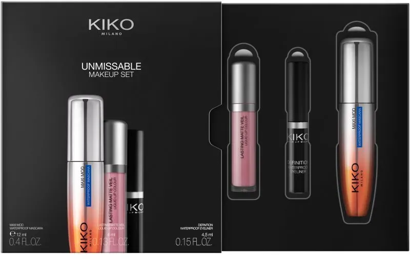 KIKO Milano Unmissable Set von dekorativer Kosmetik