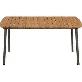 vidaXL Garten-Essgruppe 5-tlg. grau