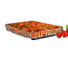 Pasabahce Auflaufform, Borcam Rechteckig, Glas