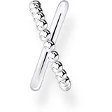 Thomas Sabo Einzel Ohrklemme Kugeln doppel", silber 925 Sterlingsilber