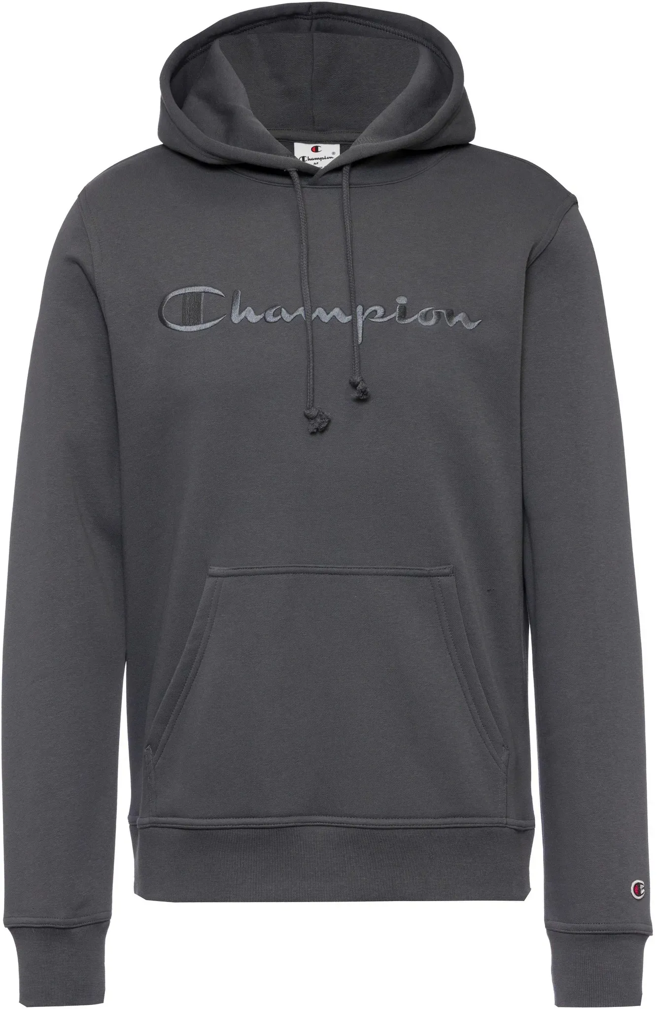 CHAMPION Icons Hoodie Herren in forged steel grey, Größe L - grau