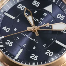Hamilton Khaki Aviation Pilot Auto Leder 36 mm H76245840