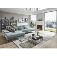 die planbar Eckcouch Polyester L-Form 3-Sitzer Blau