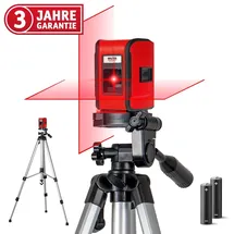 WALTER WERKZEUGE Kreuzlinienlaser mit Stativ