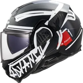 LS2 LS2, Modularer Motorradhelm Advant II Tape Black, L