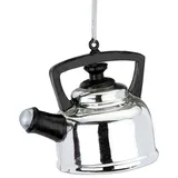 INGE-GLAS Teekessel 6 cm Silber