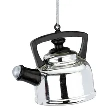 INGE-GLAS Teekessel 6 cm Silber