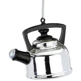 INGE-GLAS Teekessel 6 cm Silber