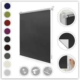 Lichtblick Thermo-Rollo Klemmfix 90 x 150 cm anthrazit
