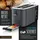 Arendo Langschlitz-Toaster Grau