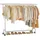 Songmics Kleiderständer auf Rollen 200 x 48 x 162,9 silber