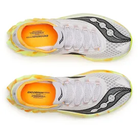Saucony Endorphin Pro 4 Herren-Sneaker, Fog/Peel - 45 EU