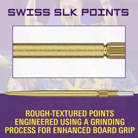 Target Darts Swiss Point SLK Dartspitzen 42 mm Gold