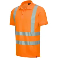 Nitras Motion Tex Viz Warn-Poloshirt 3XL neonorange