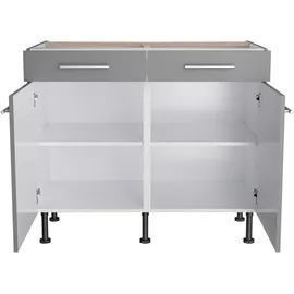 OPTIFIT Unterschrank Mats825 100 x 87 x 58,4 cm Basaltgrau