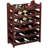 ARTECSIS Weinregal 36 Flaschen Braun
