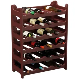 ARTECSIS Weinregal 36 Flaschen Braun