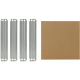 shelfplaza PRO 60x60 cm Fachboden-Set in verzinkt für PRO Schwerlastregale