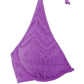 LASCANA Bikini-Top Damen Lila 44 Cup E