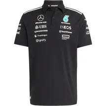 adidas Mercedes-AMG Petronas Formel 1 Team Poloshirt Herren JW5391 - black/white