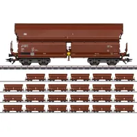 Märklin 000730 H0 24er-Set Schwenkdachwagen Tals 968 der DB