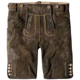 Stockerpoint Lederhose "Beppo 4" in bison gespeckt | Gr.: 56