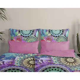 HIP Axelle Mandala Bunt 200 x 200 cm + 2 x 80 x 80 cm
