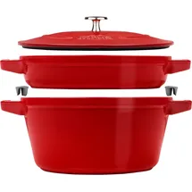 Staub Cocotte Kochtopfset 2-tlg. kirsch-rot