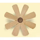 Rudolphs Schatzkiste Ersatzteile Ersatzflügelrad für Pyramide Ø ca. 19 cm HxBxT 4x19,5x19,5cm NEU Weihnachtspyramide Tischdekoration Holzpyramide Tischpyramide Dekoration Weihnachten Wärmespiel