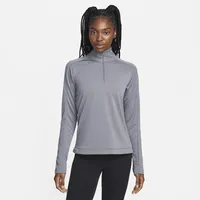 Nike Dri-FIT Pacer 1/2-Zip Lauf-Oberteil 084 smoke grey/reflective silv