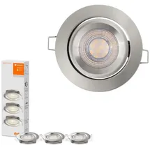 LEDVANCE LED Einbauleuchten Nickel gebürtet 2700k warmweißes Licht dimmbar