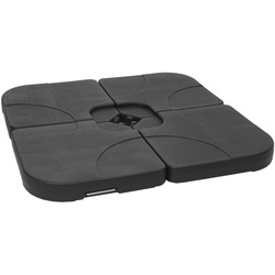 Sonnenschirmständer MCW-F78, Ampelschirmständer Marktschirmständer für Bodenkreuz, befüllbar 100kg