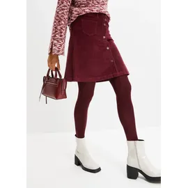 bonprix Cordrock Damen Rot 48