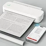 Ablemark Bluetooth Thermodrucker A4, Portabler Drucker Kompatibel mit Android & IOS und Laptop für Unterwegs, Inkless Printer für Zuhause, Büro und Tattoo Stencil