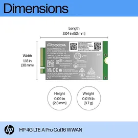 HP Drahtloses Mobilfunkmodem 4G LTE Advanced