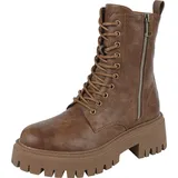 Dockers by Gerli Damen 51DY201 Stiefelette, braun, 37 EU - 37 EU