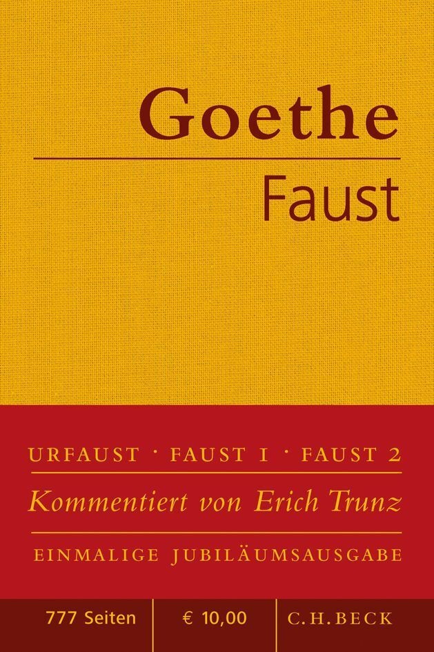 Faust  Jubil.-Ausg. - Johann Wolfgang von Goethe  Leinen