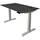 Kerkmann Move 4 elektrisch höhenverstellbarer Schreibtisch anthrazit rechteckig, T-Fuß-Gestell silber 140,0 x 80,0 cm